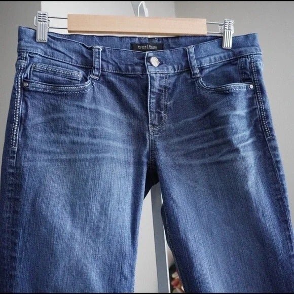 WHBM sz 6 Noir Straight Leg Jeans - Picture 2 of 9